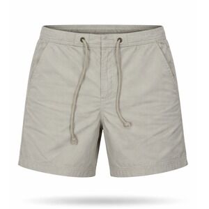 Vintage Jones Wear Sport Shorts Womens 8 Khaki Cotton Drawstring Casual